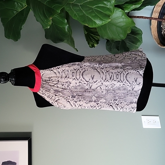 Free People THROUGH THE NIGHT snakepython print backless halter - Picture 2 of 9